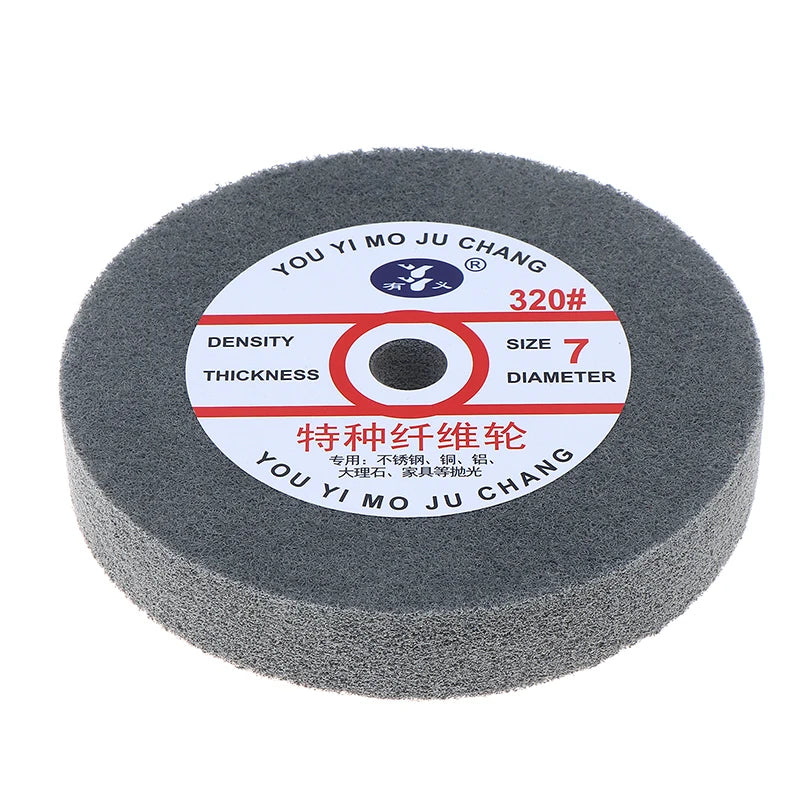 Metal Polishing Wheel 150*25mm Non-Woven Abrasive Disc Nylon Fiber 5P/7P/9P Options 180# For Polishing Peaceful Pleasures Health and Wellness A2