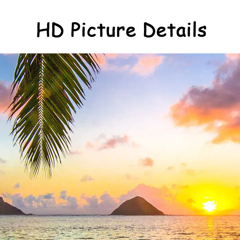 Natural Modern Seascape Wall Pictures Landscape Beach Sea Ocean Canvas Painting Wall Art Posters for Living Room Decor Cuadros Peaceful Pleasures Health and Wellness