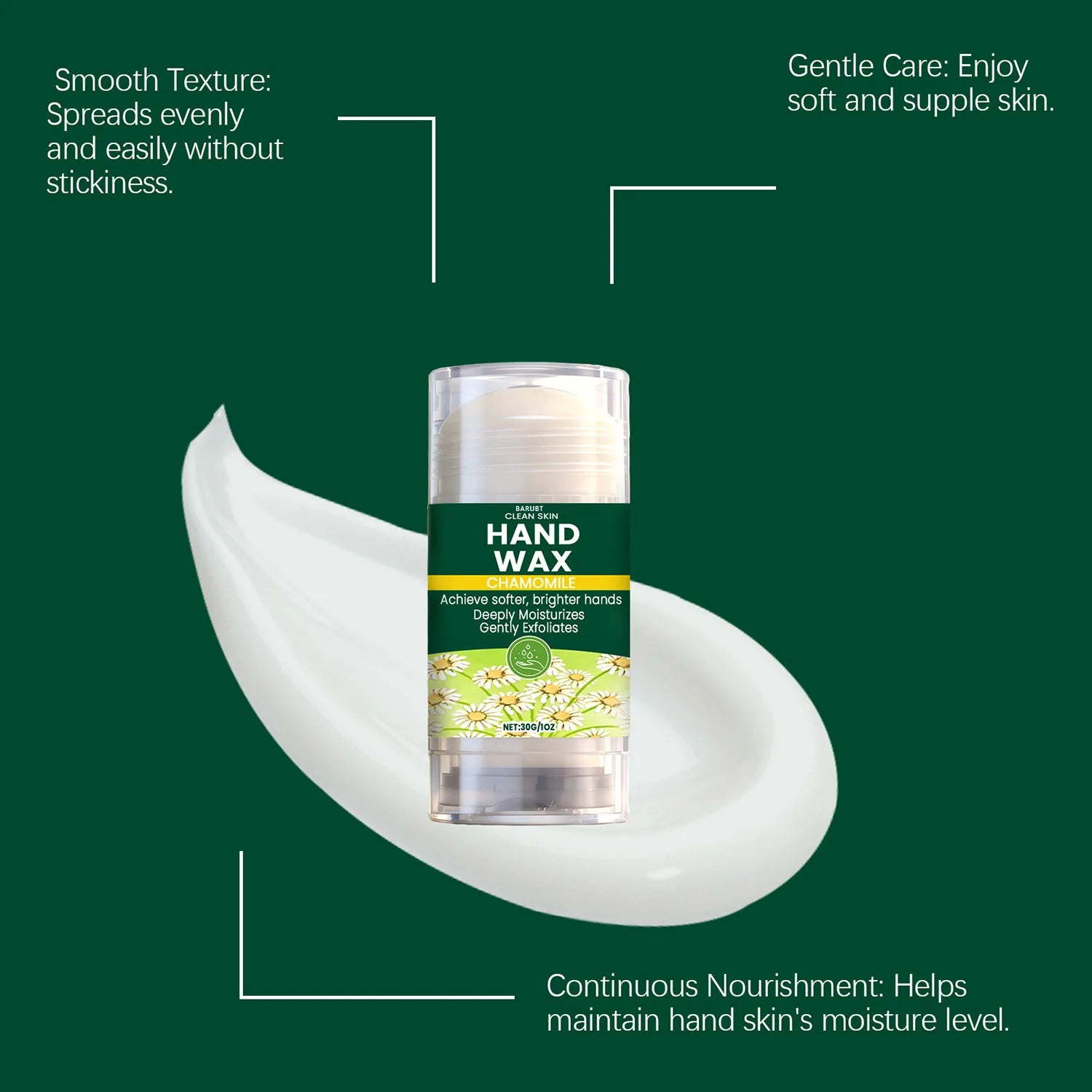 Chamomile Hand Wax Cream for Moisturizing & Repair Peaceful Pleasures Health and Wellness