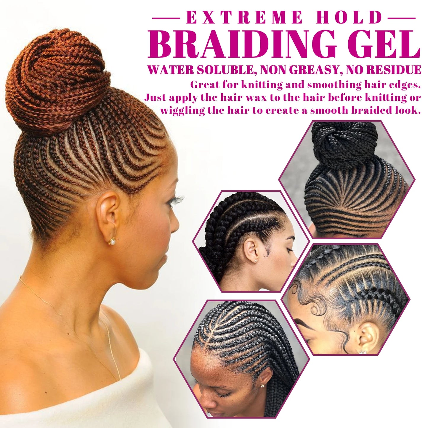 Dreadlock Styling Gel – Strong Hold, Frizz Control & Moisture