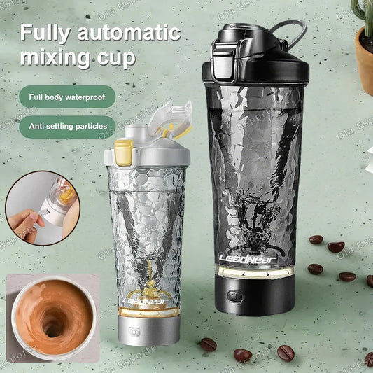 Portable Electric Protein Shaker Blender Cup | Gym & Travel Electric Shaker Cup Peaceful Pleasures Health and Wellness