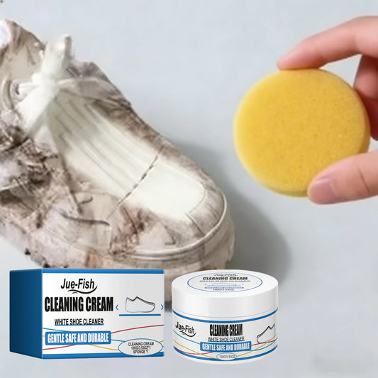 Jue-Fish Sneaker Cleaning Cream | Remove Yellow Edges & Stains Shoe Cleaning Cream Peaceful Pleasures Health and Wellness
