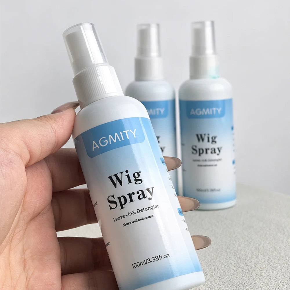 AGMITY Wig Care Spray – Anti-Frizz Leave-In Detangler Conditioner