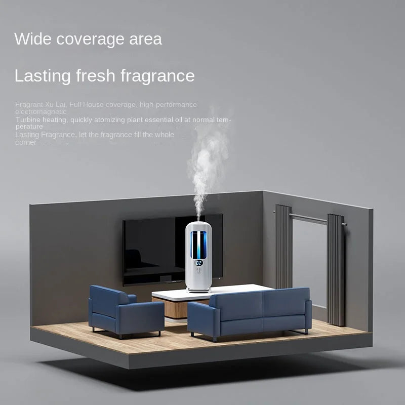 Automatic Aromatherapy Machine And Air Humidifier With Digital Display And Colored Lights -Machine Office Home, And Bathroom Peaceful Pleasures Health and Wellness