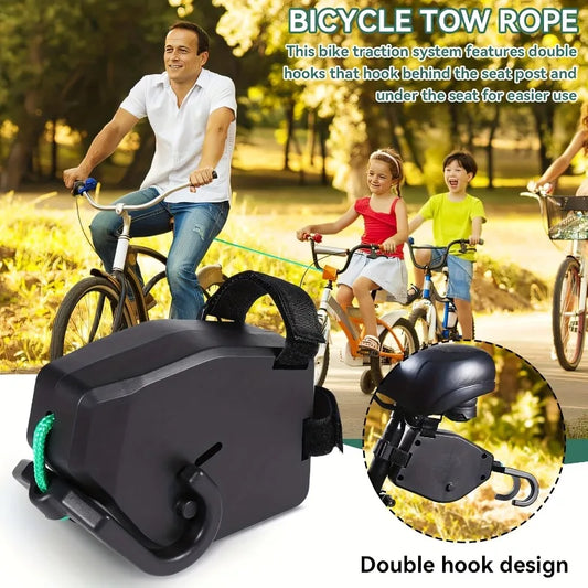 Retractable Bike Tow Rope – Safe PVC Traction Tool for Cyclists Bike Tow Rope Peaceful Pleasures Health and Wellness