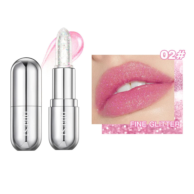 Shiny Jelly Temperature Color Changing Lipstick, Hydrating Moisturizing Fade Lip Lines, Anti-drying And Non-stick Cup Color Chan Peaceful Pleasures Health and Wellness Q2398-2 Full Size