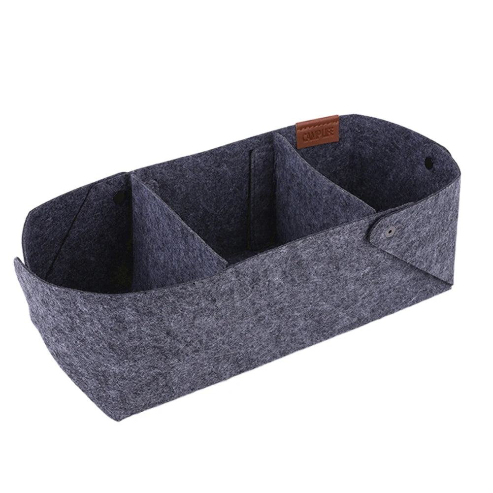 Felt Lining Inner Pouch Picnic Camping Outdoor Accessory For-ST Lunch Box 9.4L Camping Gear Peaceful Pleasures Health and Wellness Inner bag
