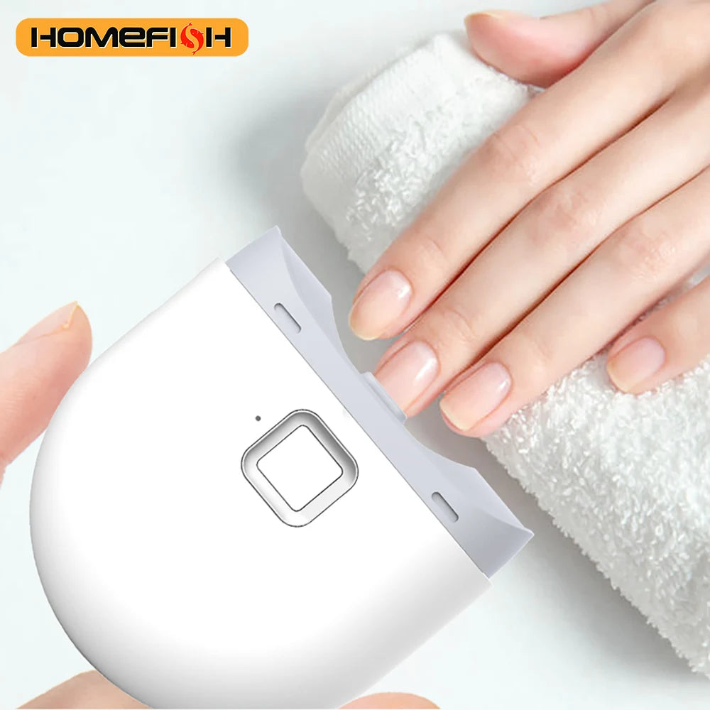 Rechargeable Electric Nail Trimmer with LED Light – Auto Filing & Smoothing Cutter for Baby & Adult Nail Care Peaceful Pleasures Health and Wellness