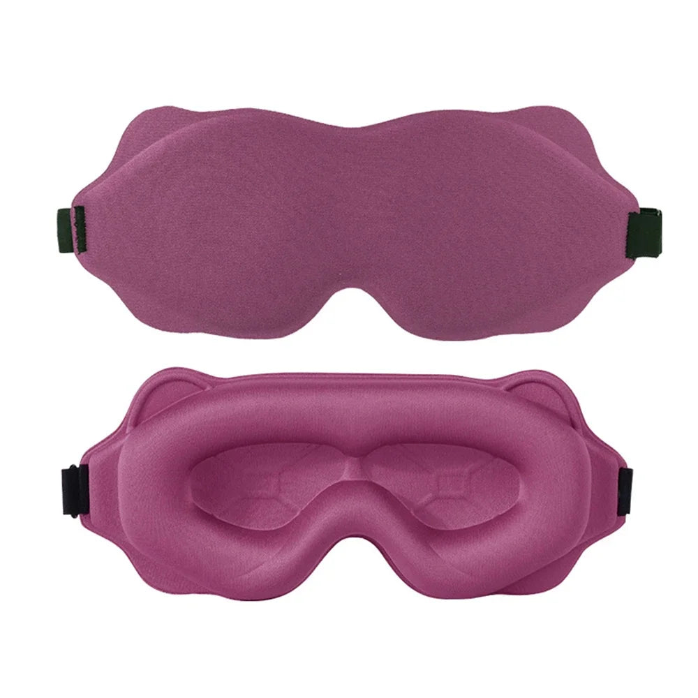 3D Sleep Eye Mask – Light Blocking, Breathable, Non-Pressing Sleep Eye Mask Peaceful Pleasures Health and Wellness Violet