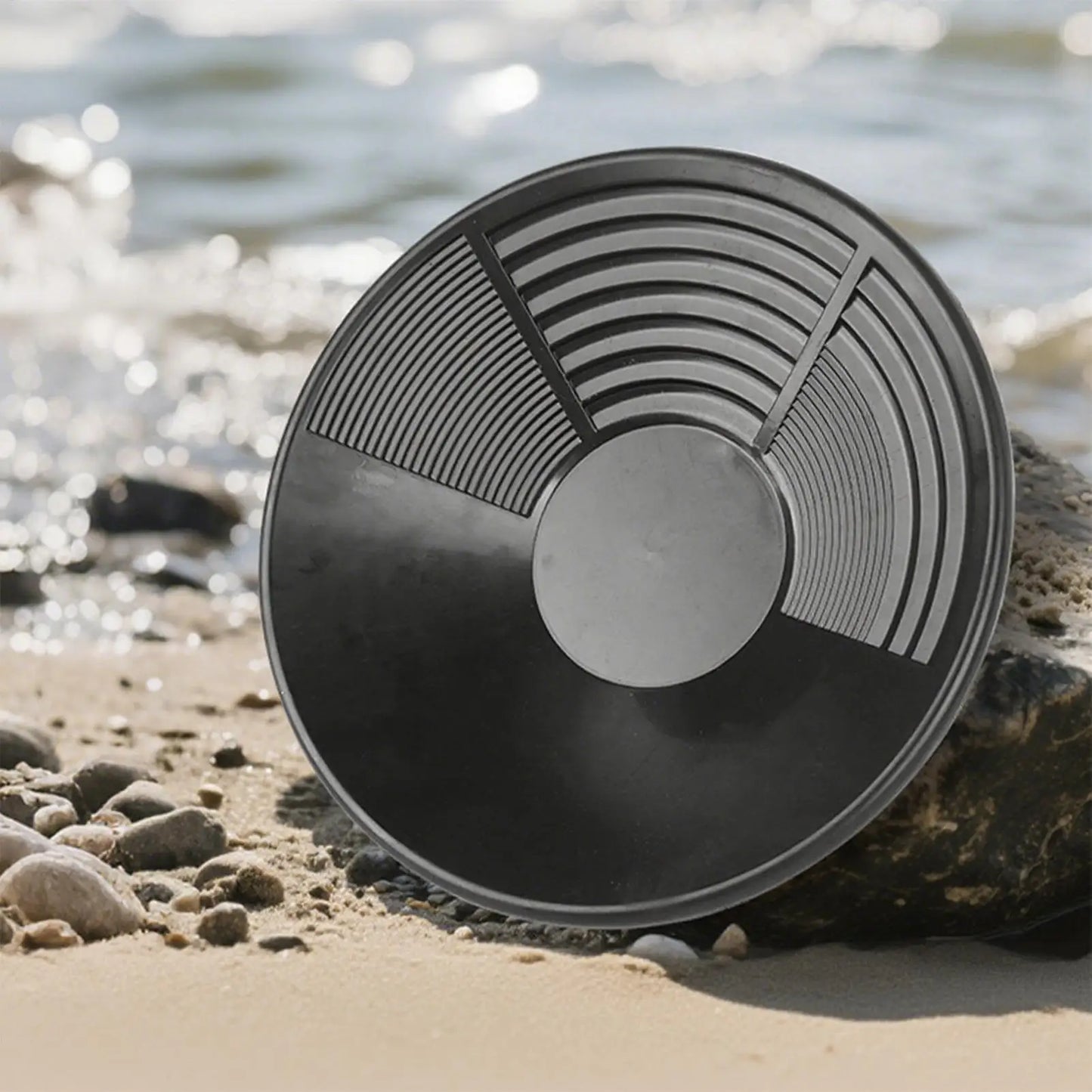 Hot Sale Plastic Gold Pan Basin Gold Mining Pan Ergonomic Gold Panning Tool Gold Pan Mining Tool Gold Panning Equipment Peaceful Pleasures Health and Wellness