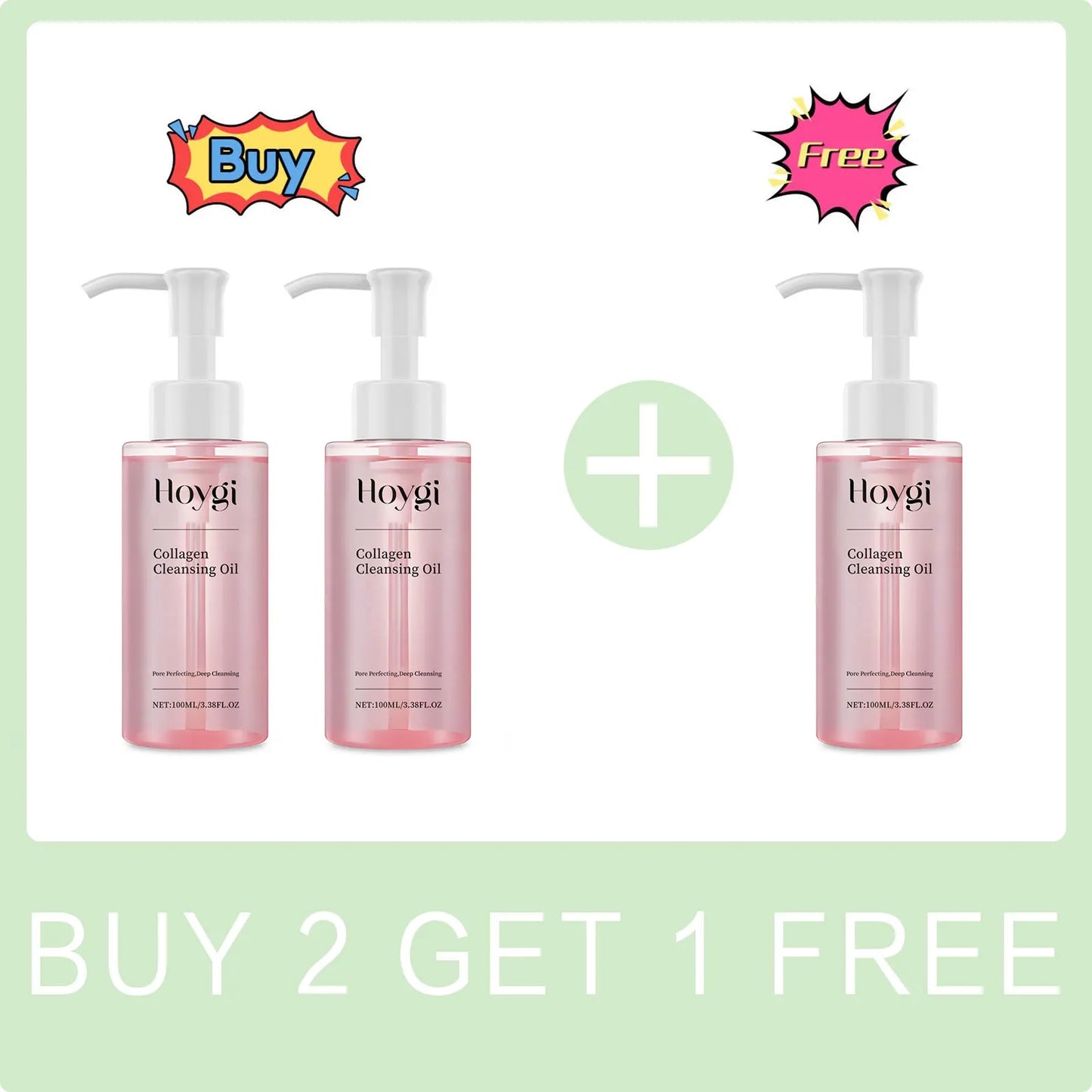 Collagen Cleansing Oil Makeup Remover Dissolve Sunscreen Deep Cleansing Pores Exfoliation Blackhead Refresh Makeup Removal Oil Peaceful Pleasures Health and Wellness Buy 2 Get 1 Free