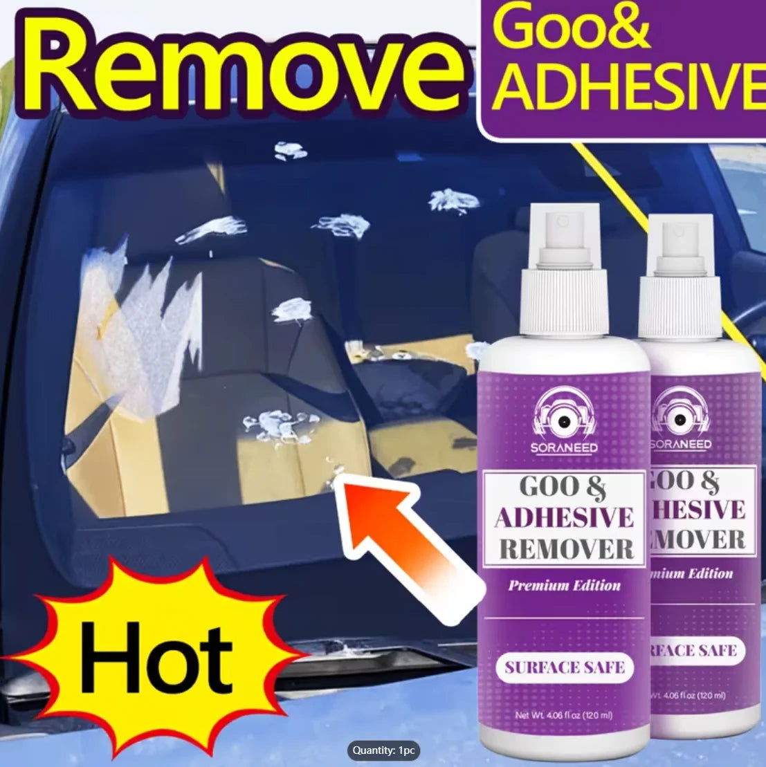 Adhesive Remover Spray – Labels, Glue & Tape | 100ml