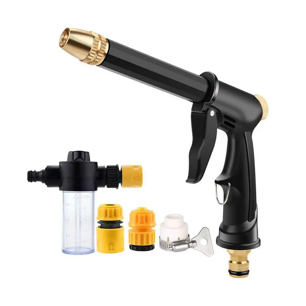 High Pressure Water Gun – Adjustable Nozzle & Foam Cannon