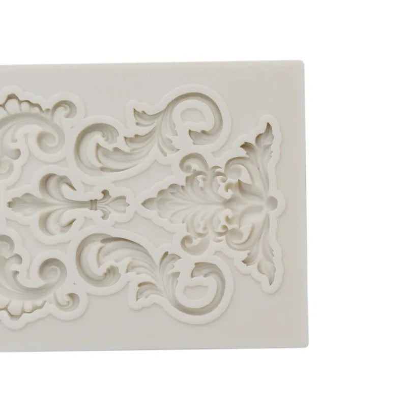 European Pattern Silicone Fondant Mold – Chocolate, Candy & Cake Decoration Baking Tool