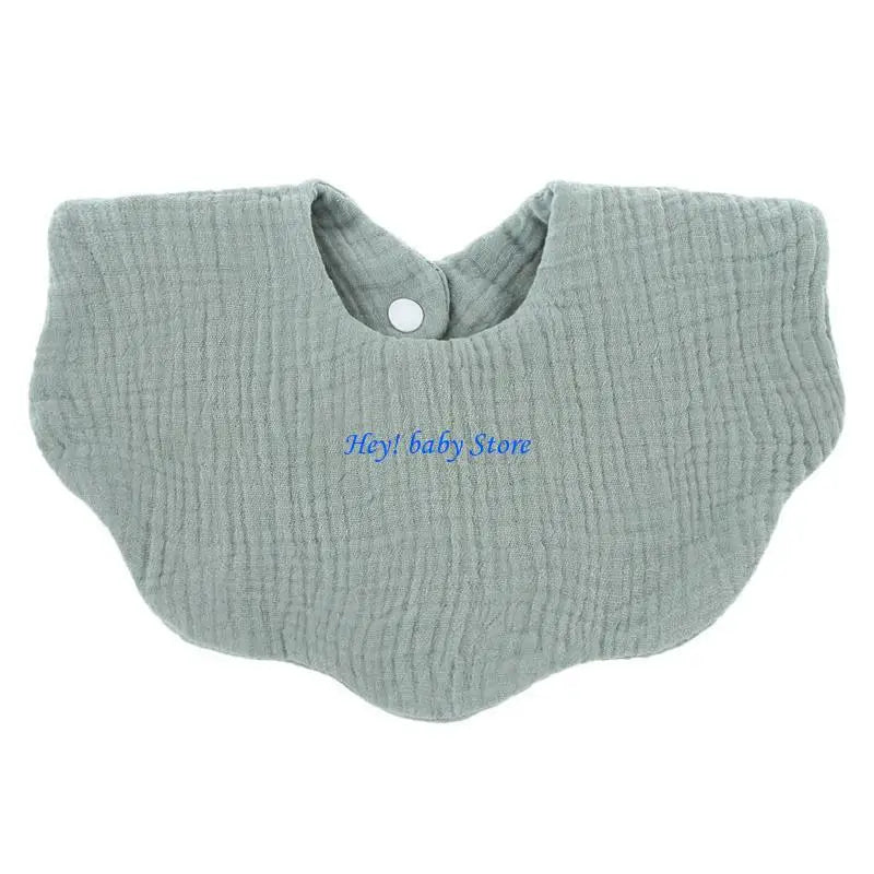 Baby Bandana Bib Burp Cloth | Soft Cotton Drool Scarf 0–18M