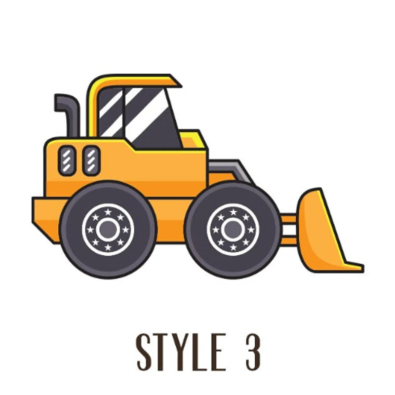 Personalized Tractor Pencil Case | Kids Zipper Pouch School Gift Personalized Pencil Case Peaceful Pleasures Health and Wellness custom C 15.5x22.5x4.5cm tell us the name