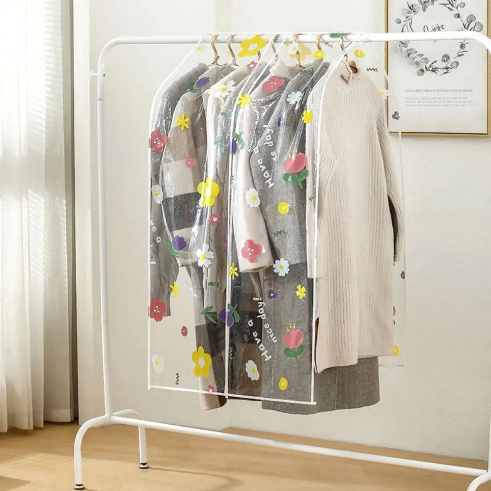 Waterproof Clothes Dust Cover | Hanging Closet Organizer Bags
