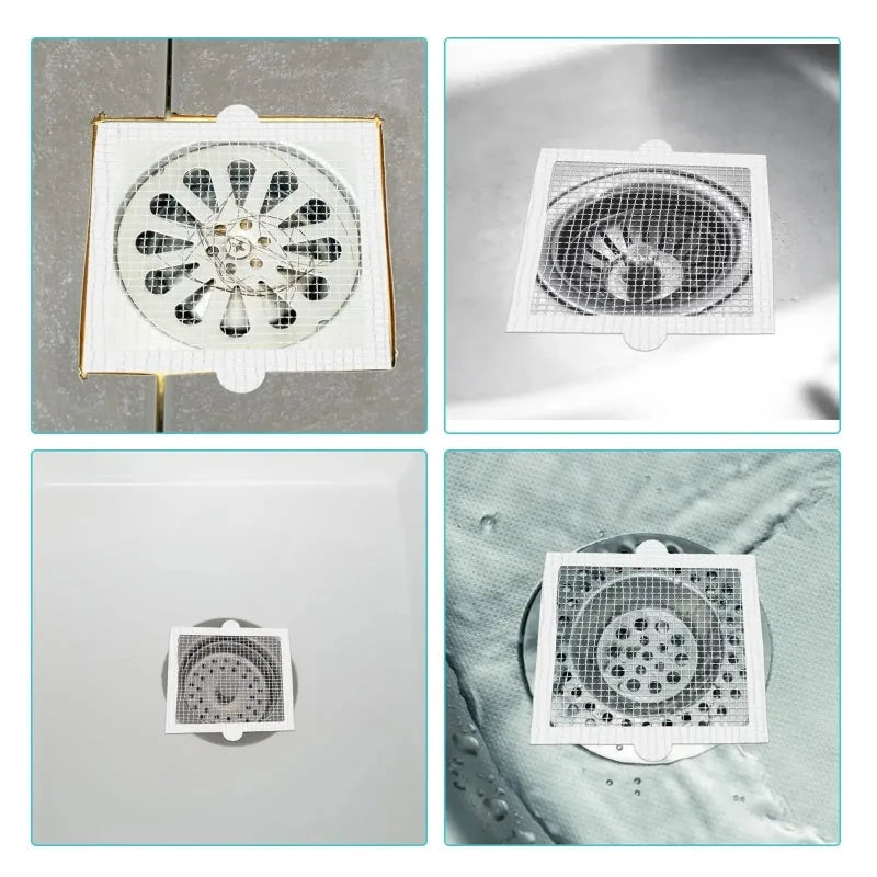Disposable Drain Hair Catcher Filter Screen – 10–50 Pack