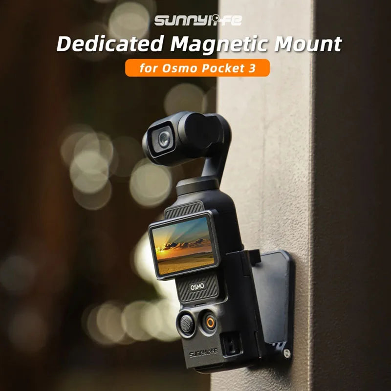 Magnetic Mount for DJI OSMO POCKET 3 Clip Holder Mount Cycling/V-log/Tabletop Action for DJI Pocket 3 Camera Accessories Peaceful Pleasures Health and Wellness