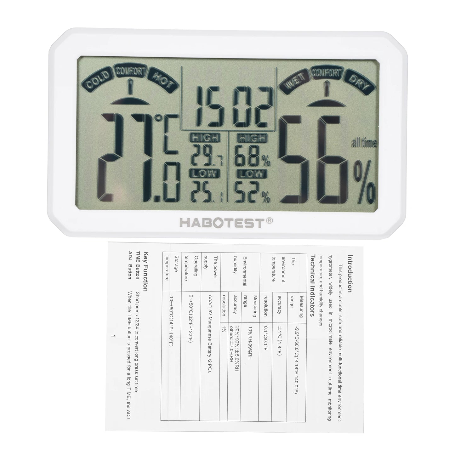 Mini Digital Hygrometer Thermometer Indoor Humidity Meter Room
