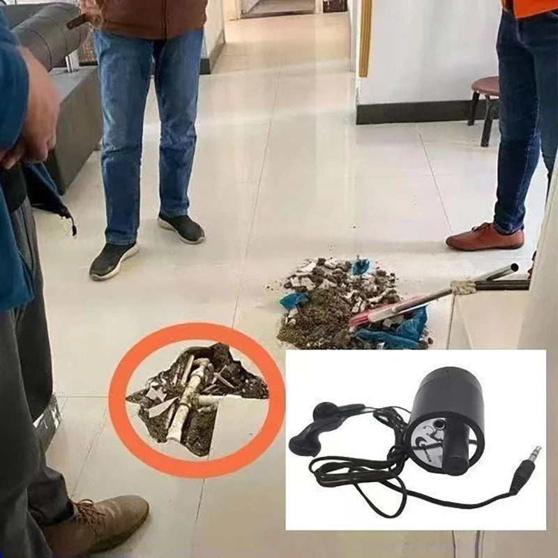 Water Leak Sound Detector for Pipelines – Compact ABS