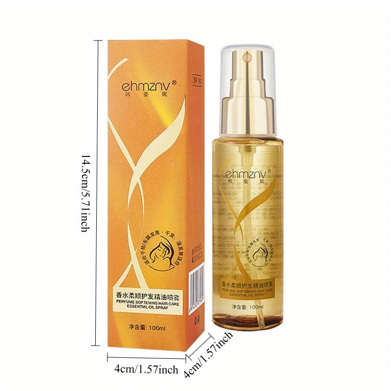 100ml Hair Essential Oil Spray – Moisturizing, Shine & Soft