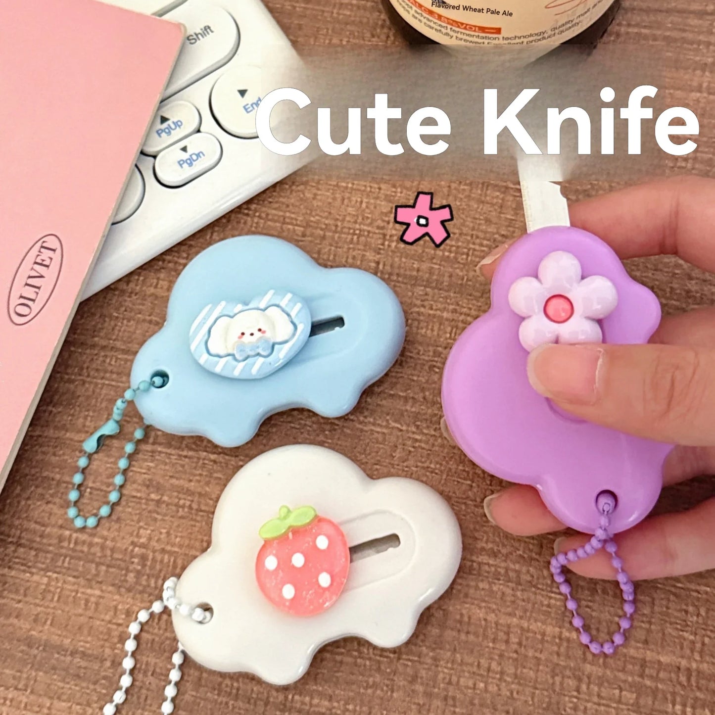 Cute Car Mini Utility Knife | Portable Paper Cutter Mini Utility Knife Peaceful Pleasures Health and Wellness