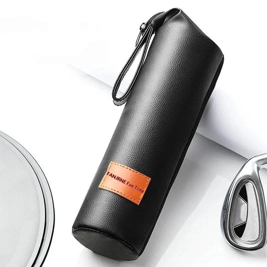 Leather Water Bottle Sleeve with Rope | Portable Cup Pouch Bottle Sleeve Pouch Oasis Select