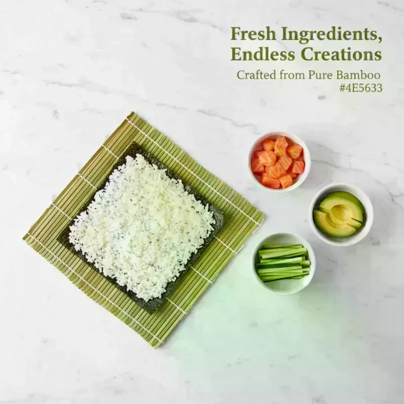 Bamboo Sushi Rolling Mat – DIY Maki Roll Maker