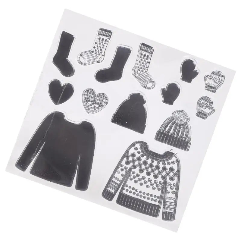Christmas Carbon Steel Cutting Die & Stamp Set – DIY Crafts