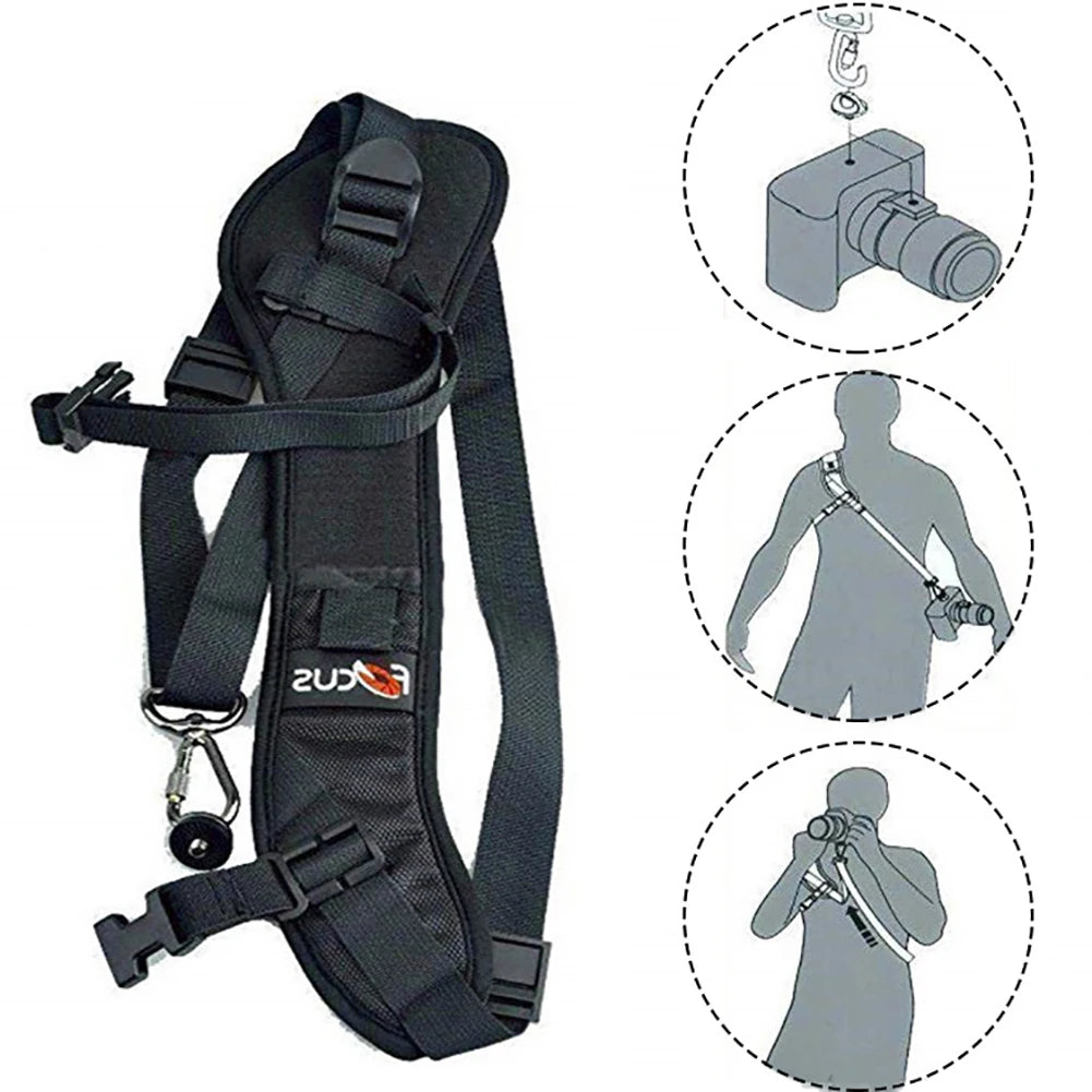 New Portable Shoulder Sling Belt Neck Strap For Camera Adjustable Camera Shoulder Sling Neck Strap For Camera Nikon Canon Strap Peaceful Pleasures Health and Wellness