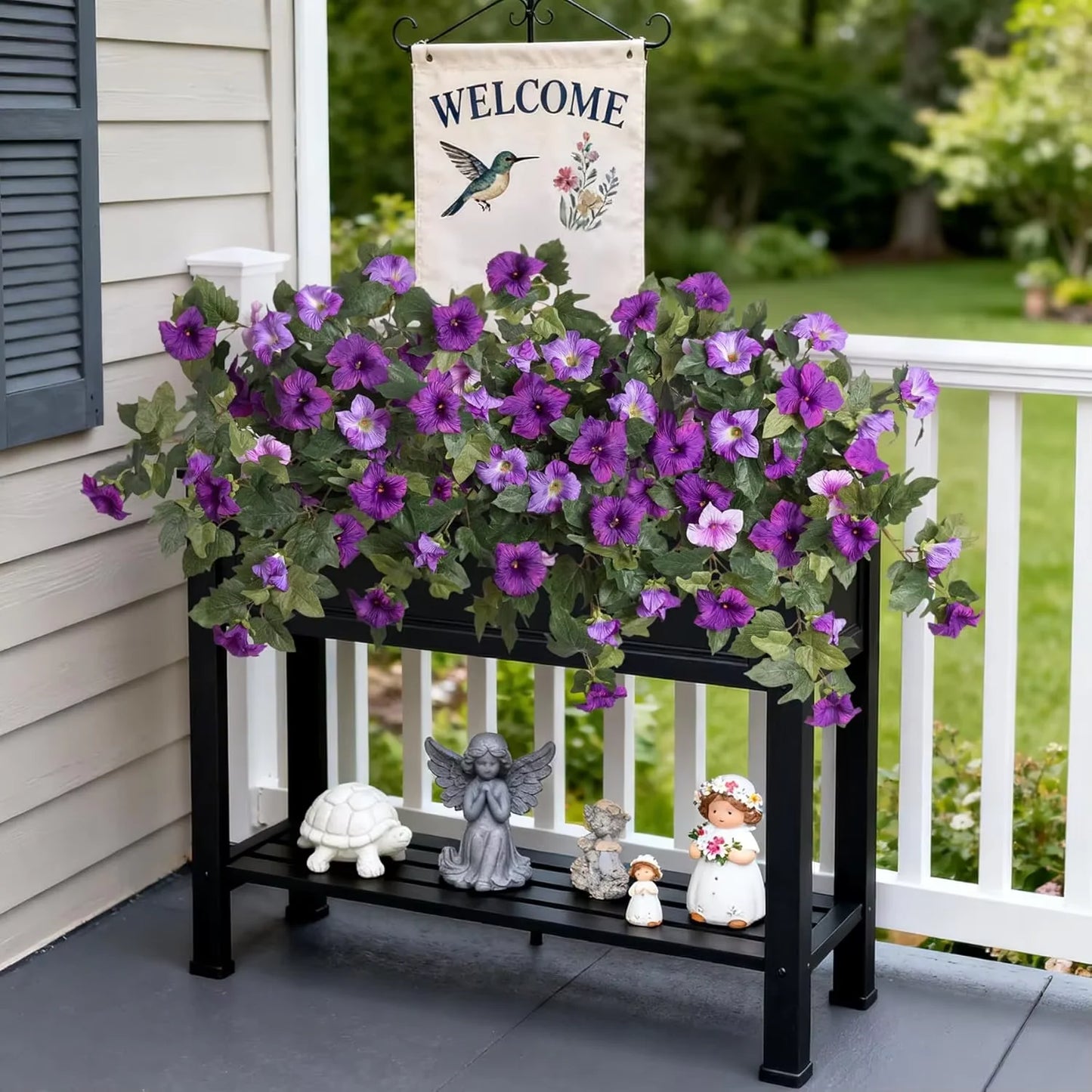 Artificial Silk Petunia Wall Hanging Flowers | Garden & Wedding