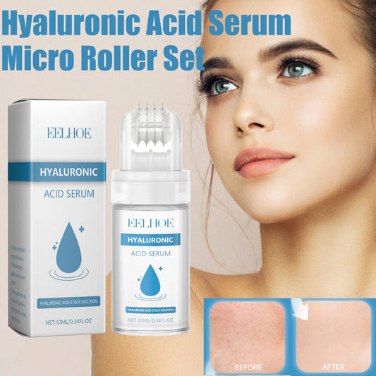 Hyaluronic Acid Microneedle Roller Serum – Hydrate & Brighten