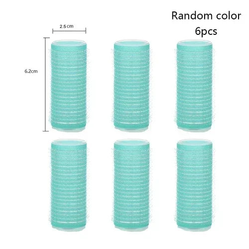 Hair Rollers Self Grip Hook Hair Curlers Heatless Roller Salon Dressing Curlers Jumbo Size Sticky Hair Styling Tools Peaceful Pleasures Health and Wellness 6pc random 11