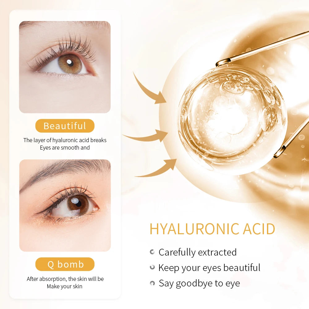 SADOER 24K Gold Eye Cream – Dark Circles, Wrinkles & Hydration