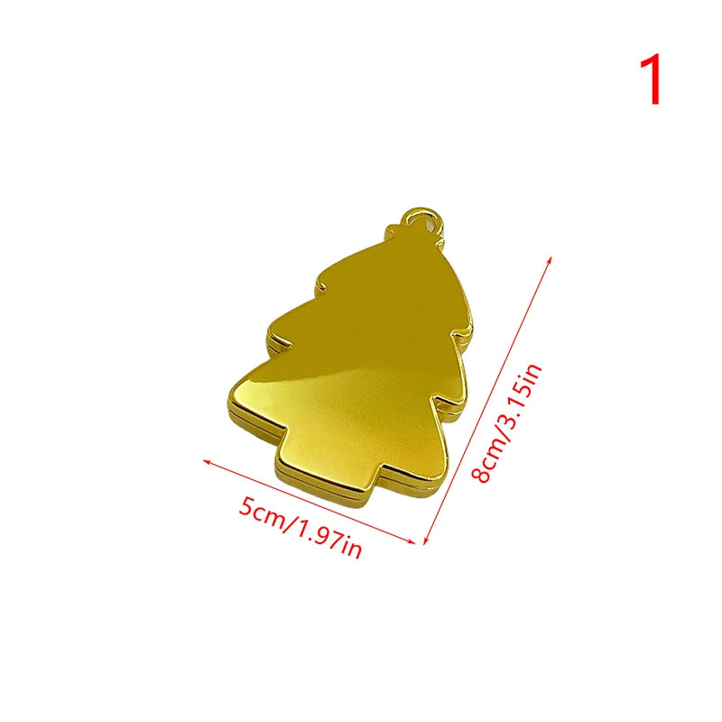 Christmas Tree Snowflake Stock Cosmetic Mirror Sliding Folding Mirror Girls Carry-On Mirror Unbreakable Compact Vanity Mirror Peaceful Pleasures Health and Wellness 1