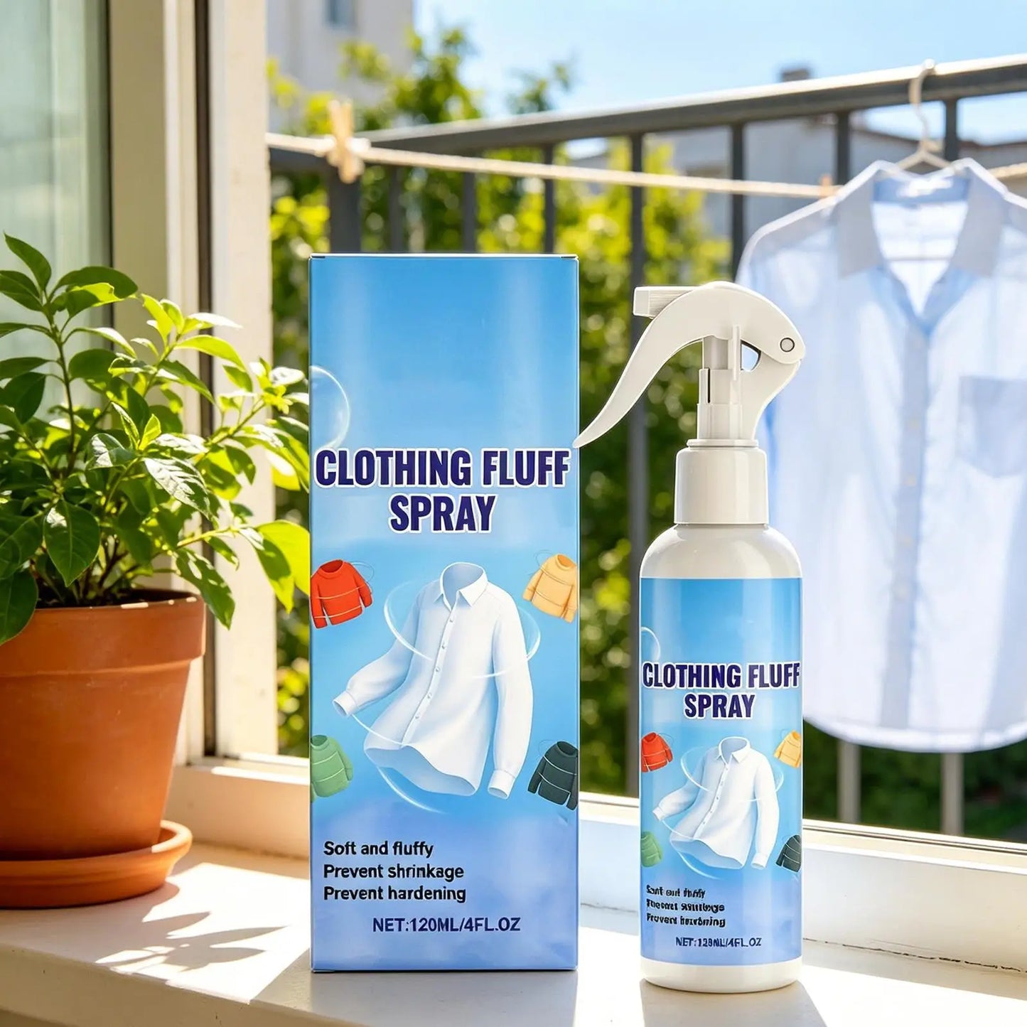 Instant Crease Release Spray – Fabric Softener & De-Wrinkler