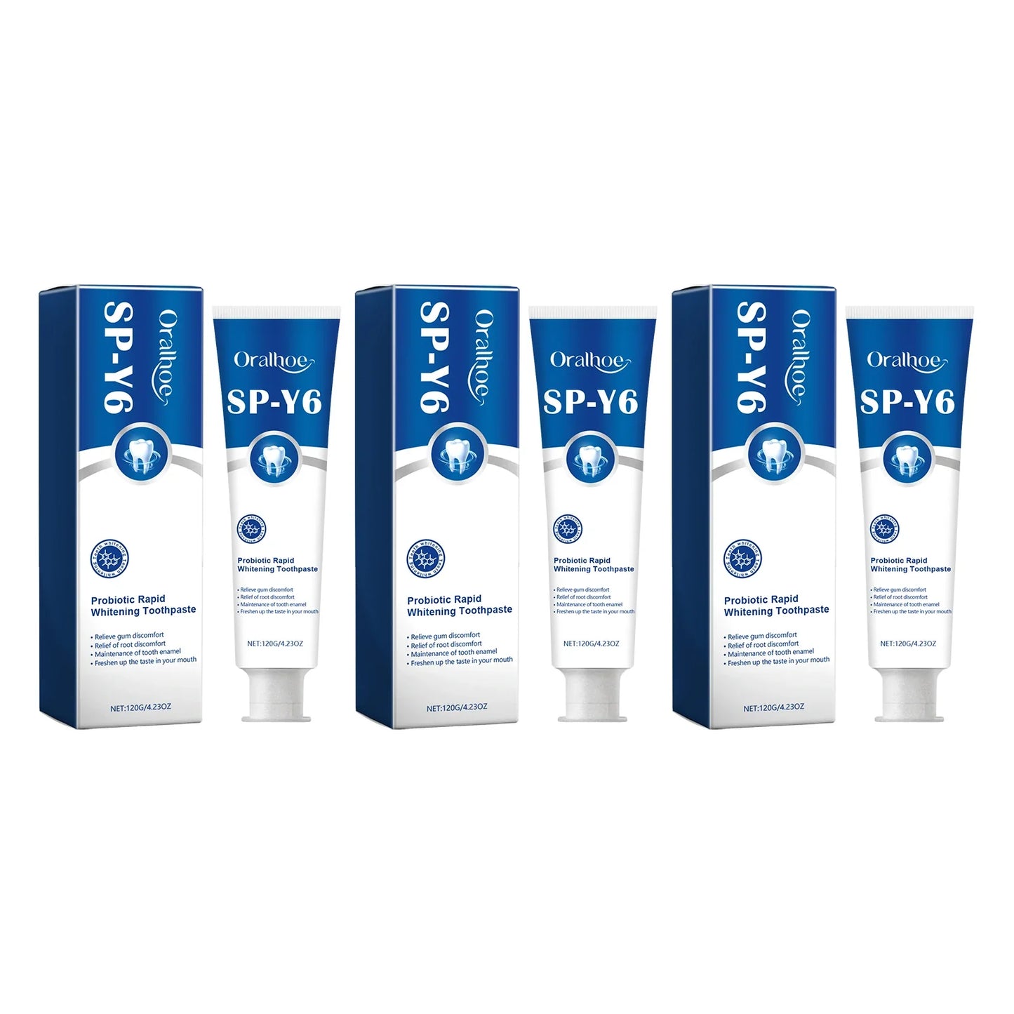 Oralhoe Probiotic Whitening Toothpaste – Fresh Breath 120g