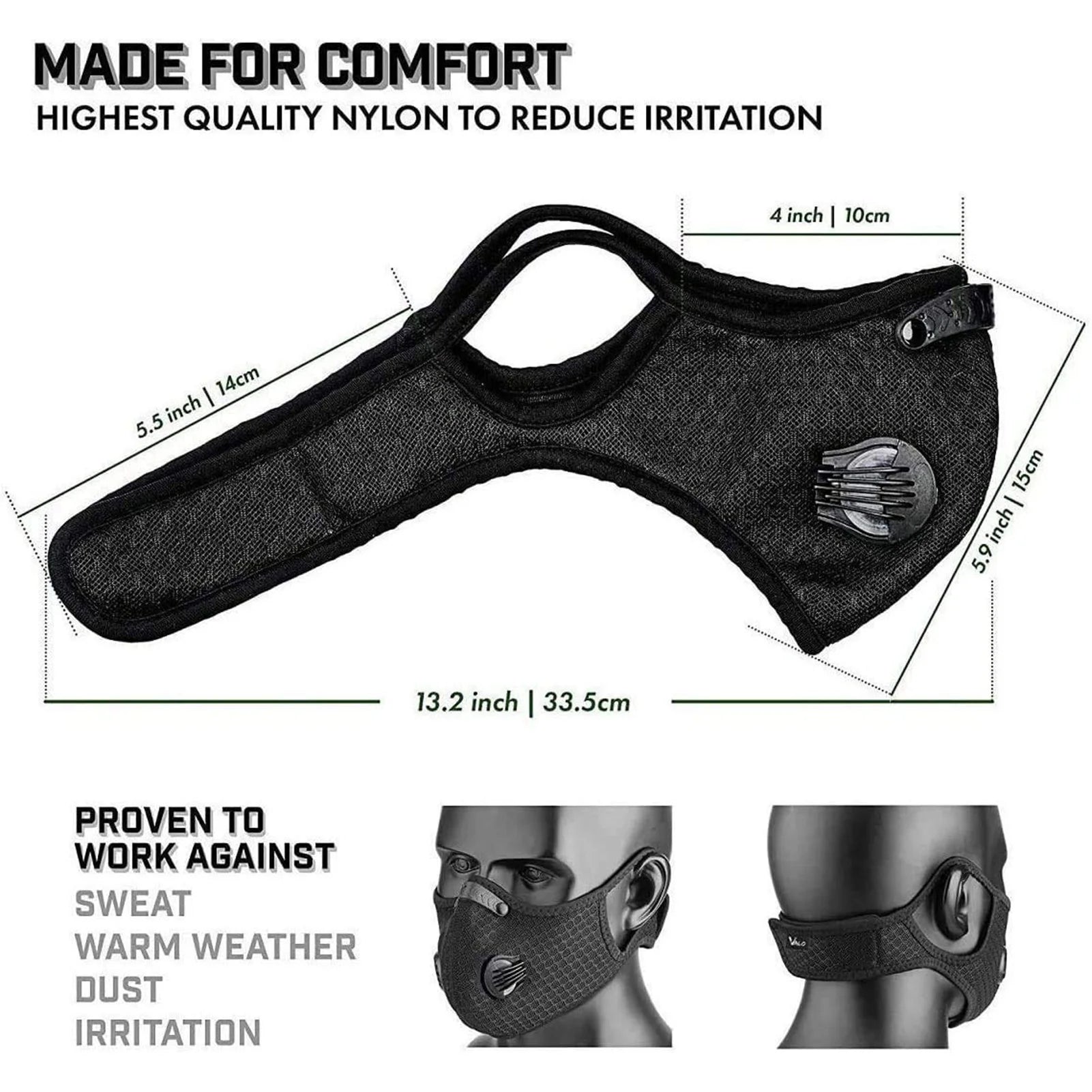 Unisex Windproof Riding Mask Breathable Filtration Outdoor Sports Masks for Walking Cycling Motorcycling Peaceful Pleasures Health and Wellness