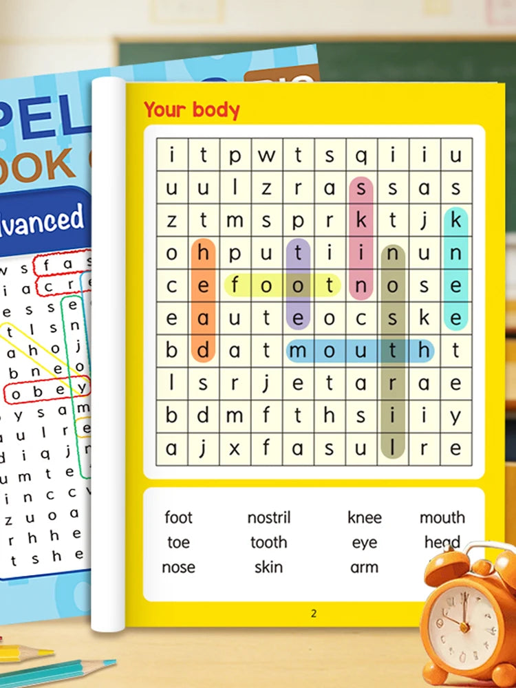 Puzzle Word Search Books Immersive Brain Challenge Manuals Focusing