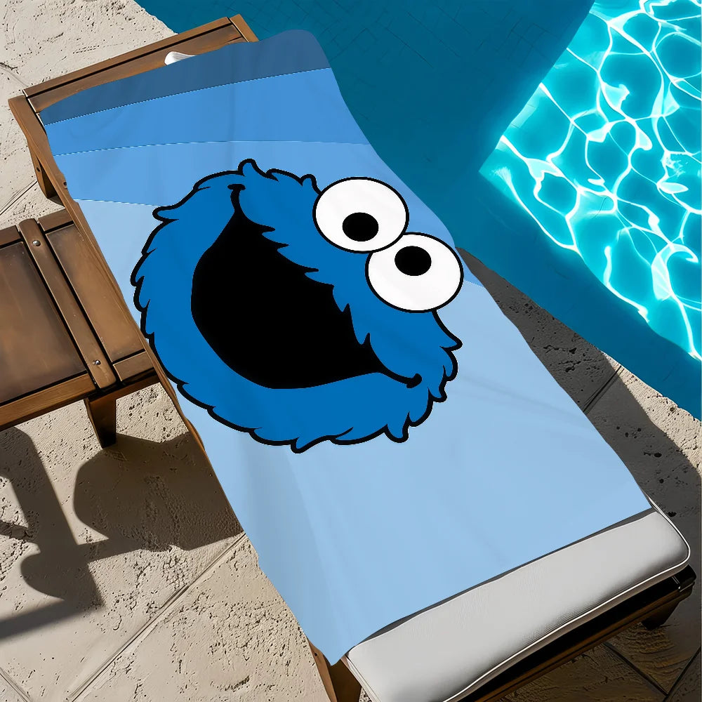 Cookie Monster Quick-Dry Beach Towel | Gym, Travel & Spa
