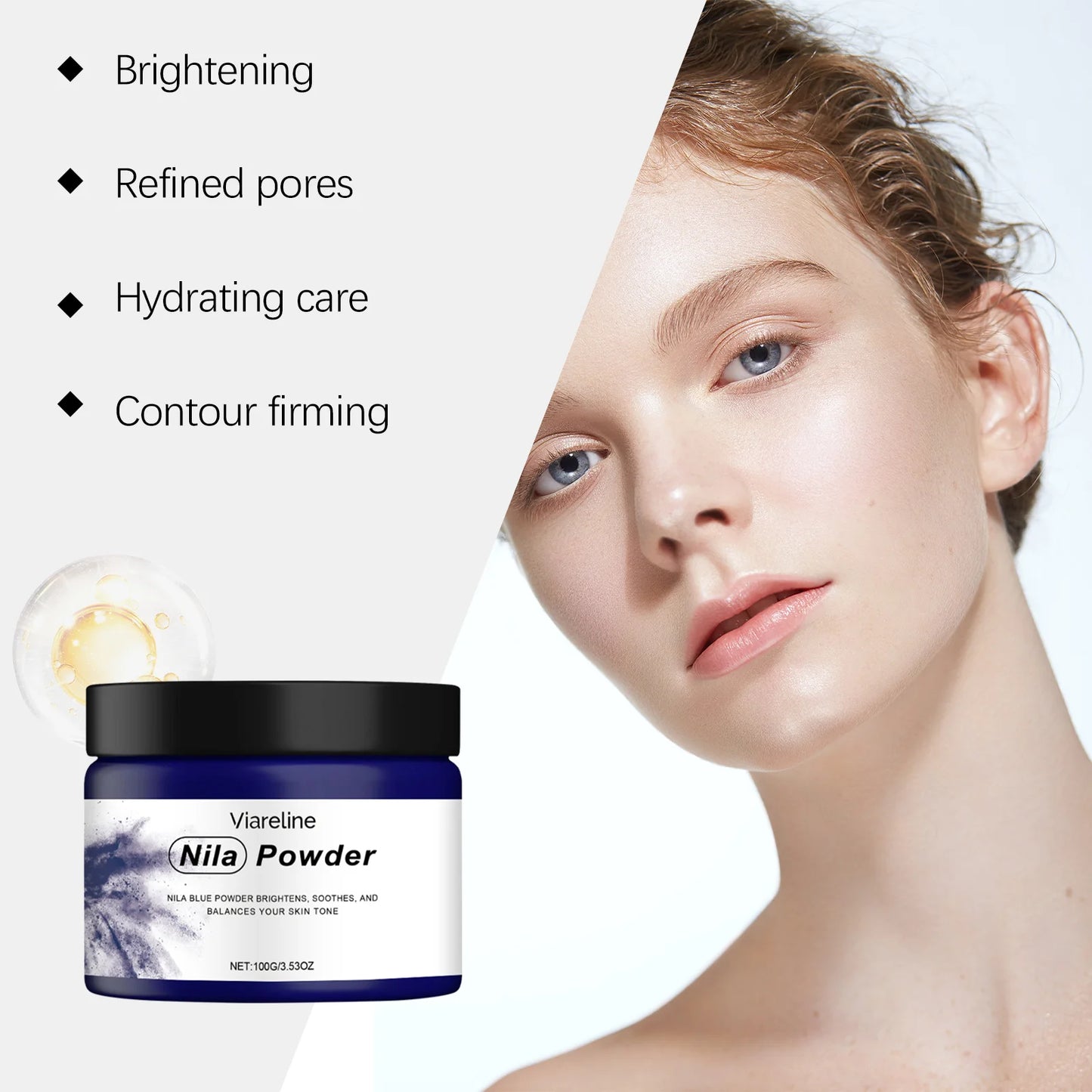 Firming Facial Mask Powder Moisturizing Brightening Gentle Pore Cleansing Glowing Improve Elasticity Soft Smoothing Facial Mask Peaceful Pleasures Health and Wellness