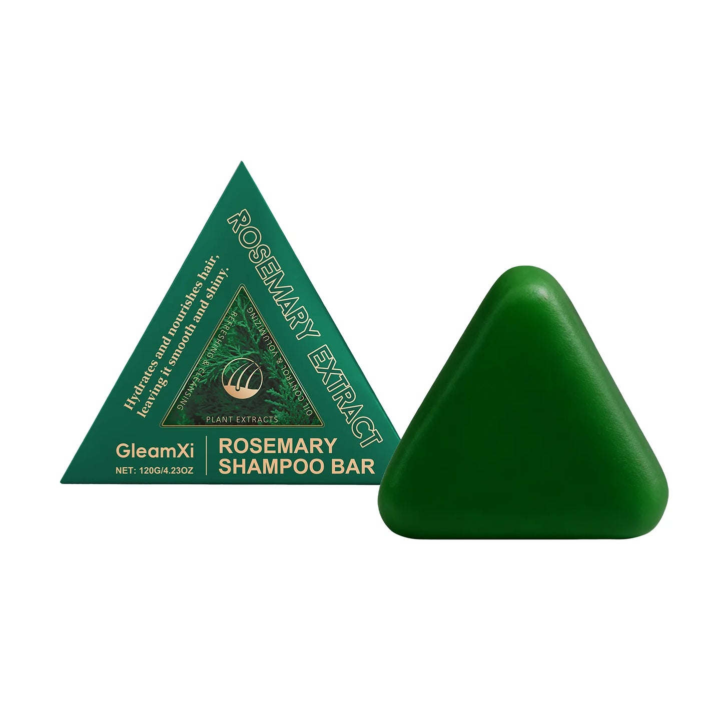 Gleamxi Rosemary Shampoo Bar | Hair Growth & Anti Hair Loss