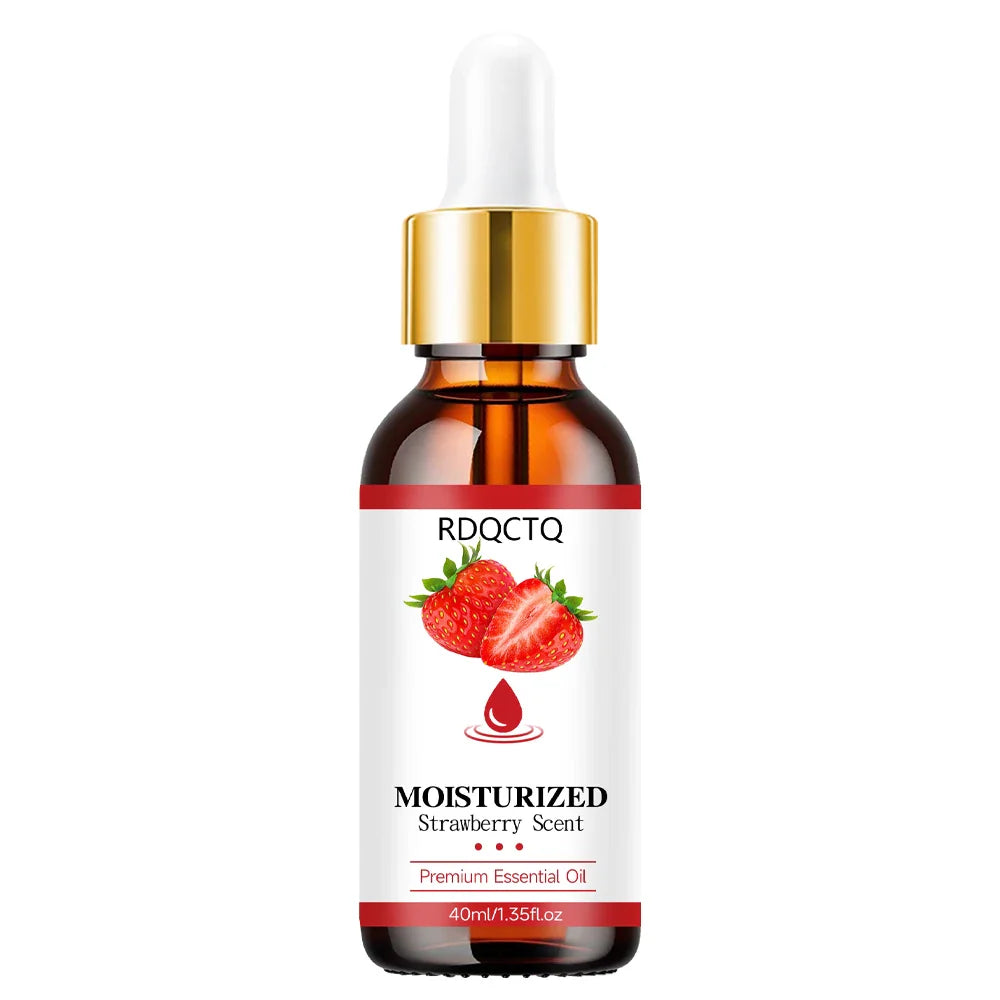 Strawberry Scented Body Massage Oil – Hydrating SPA Skin Care