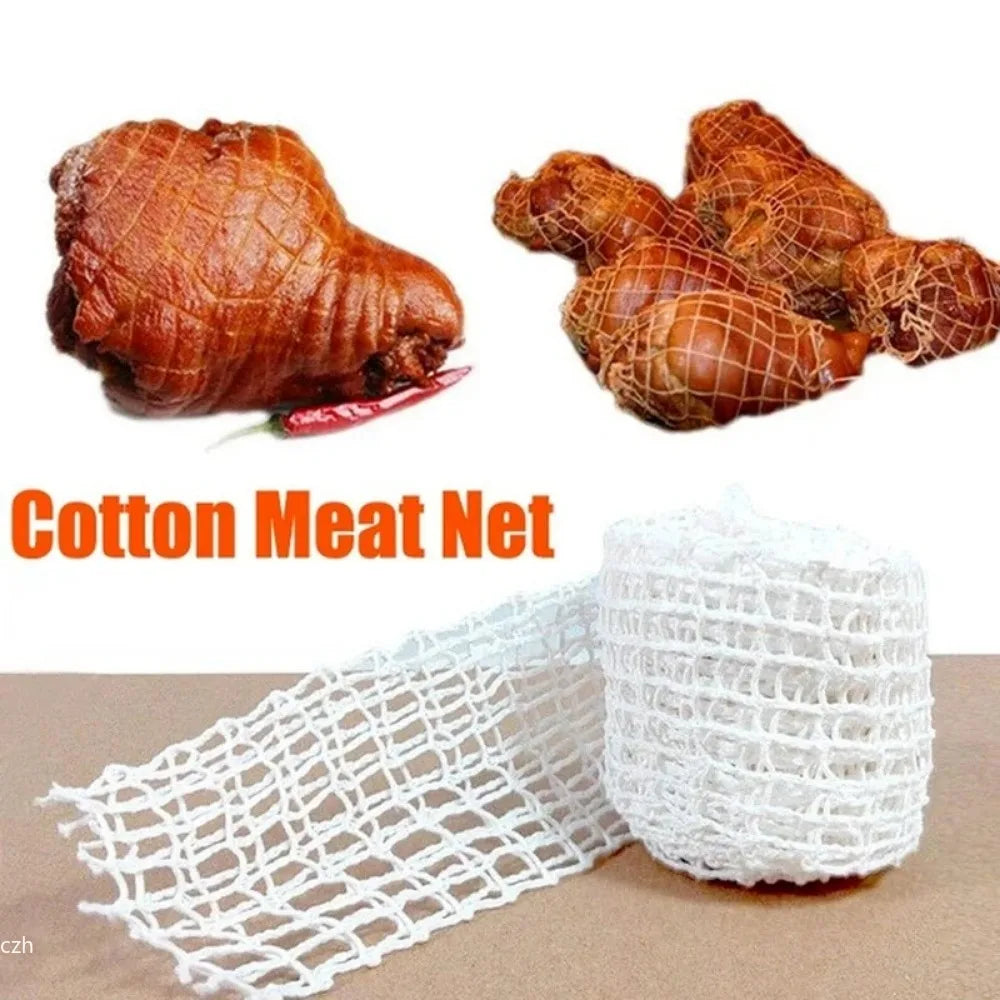 3-Meter Cotton Meat Netting for Ham, Sausage & Roasts