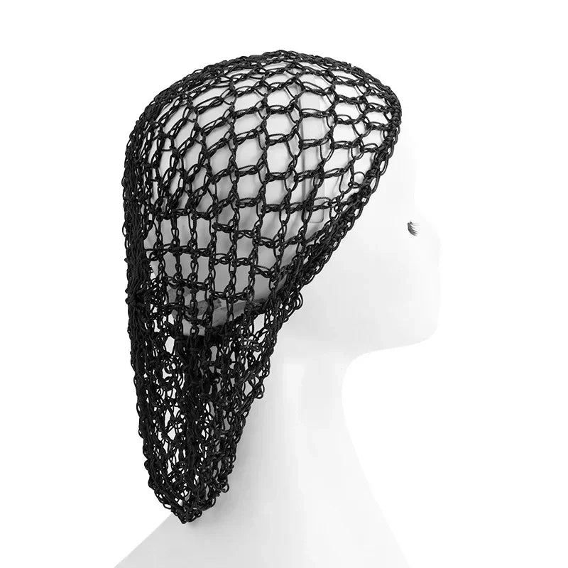 Women's Mesh Crochet Turban Beanie | Sleep Cap & Snood Hat Turban Sleep Cap Peaceful Pleasures Health and Wellness