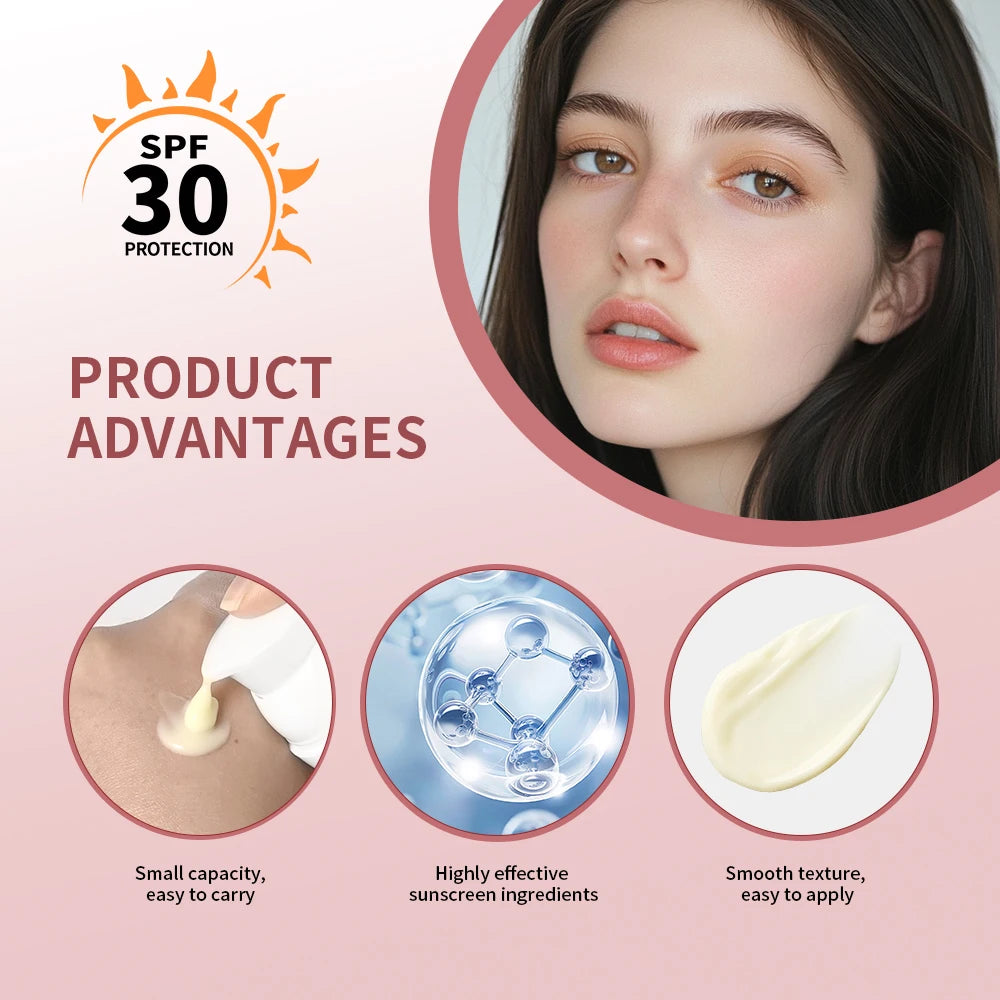 Anti-Pigment Day Cream SPF 30 Brightening Natural Inhibit Melanin Whitening and Spot Removal Outdoor Sun SKincare makeup Peaceful Pleasures Health and Wellness