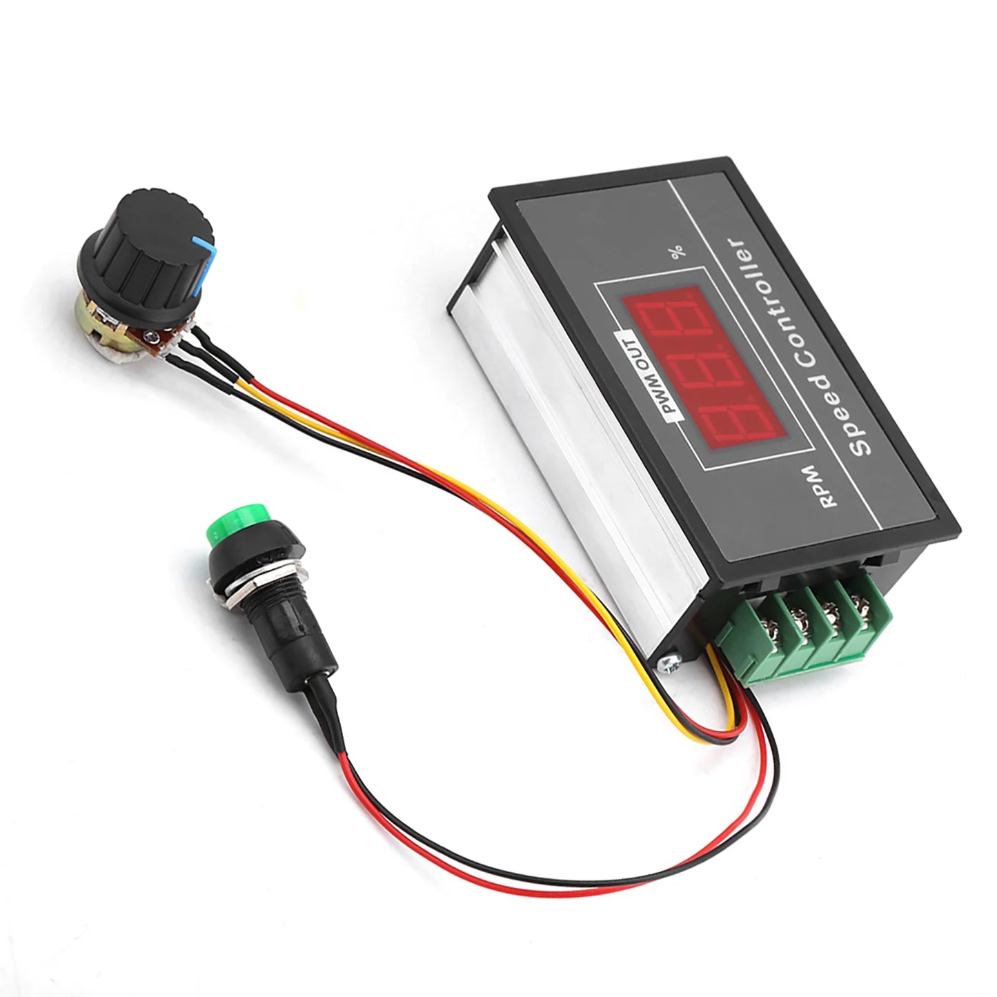 Speed Controller DC 6 60V 12V 24V 36V 48V 30A PWM Motor Start Stop
