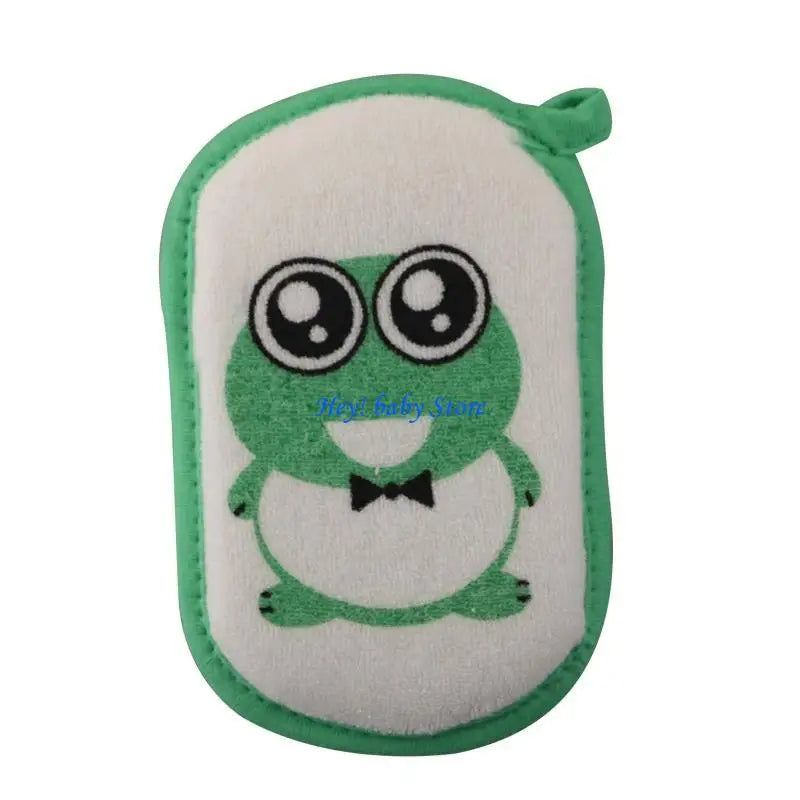 Animal Pattern Baby Bath Sponge – Soft, Safe & Ergonomic