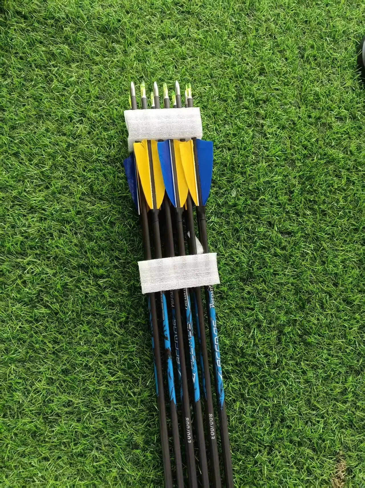 ID4 2 True Feather Arrow Archery Hunting Shooting Pure Carbon Spine